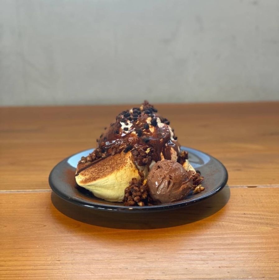 「トリプルチョコパンケーキ