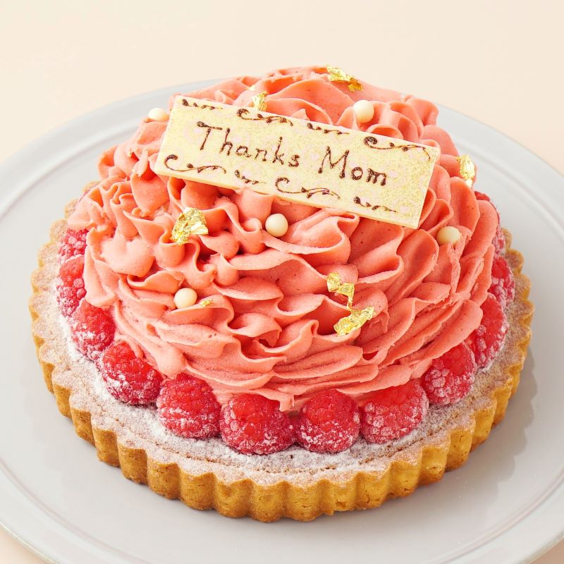 カーネーションタルト　4号サイズ：4500円　5号サイズ：5300円