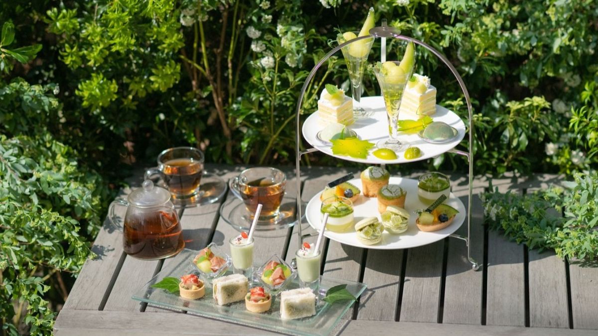【東京マリオットホテル】プレミアムでジューシーな千葉アクアメロンが主役！ 5・6月限定の「JUICY Melon Afternoon Tea」