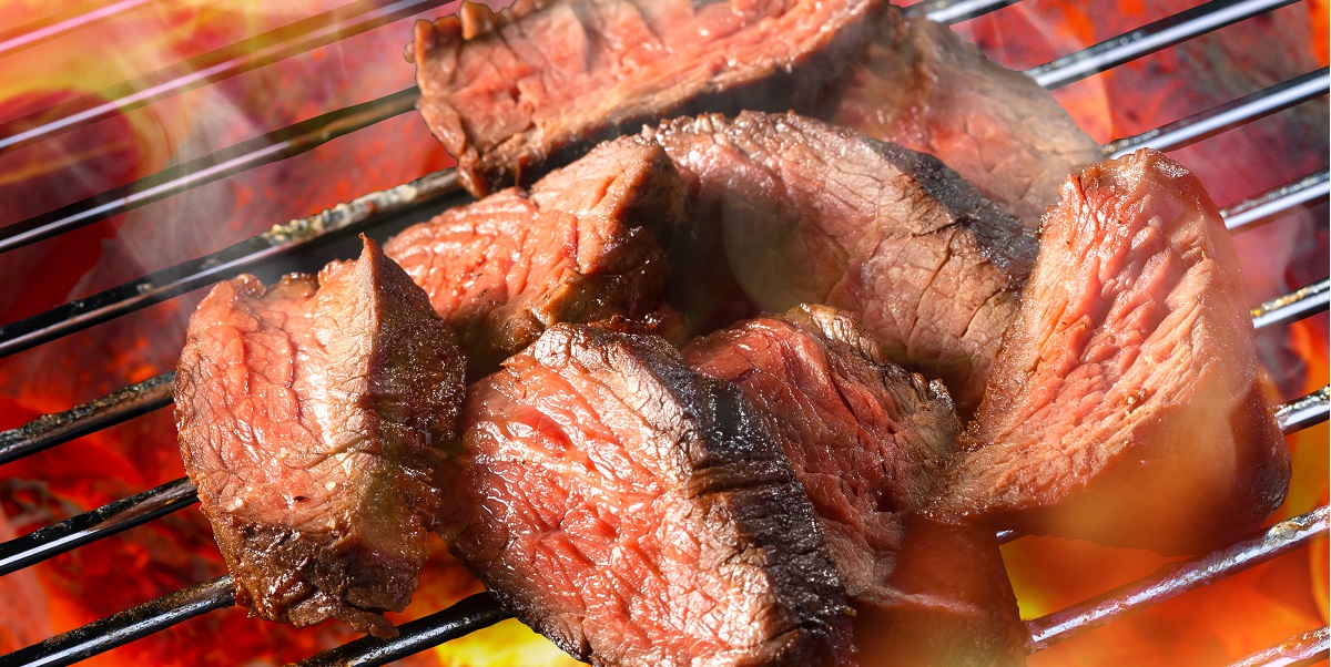 肉フェス2023_炭火焼　タレハラミ_焼肉の達人