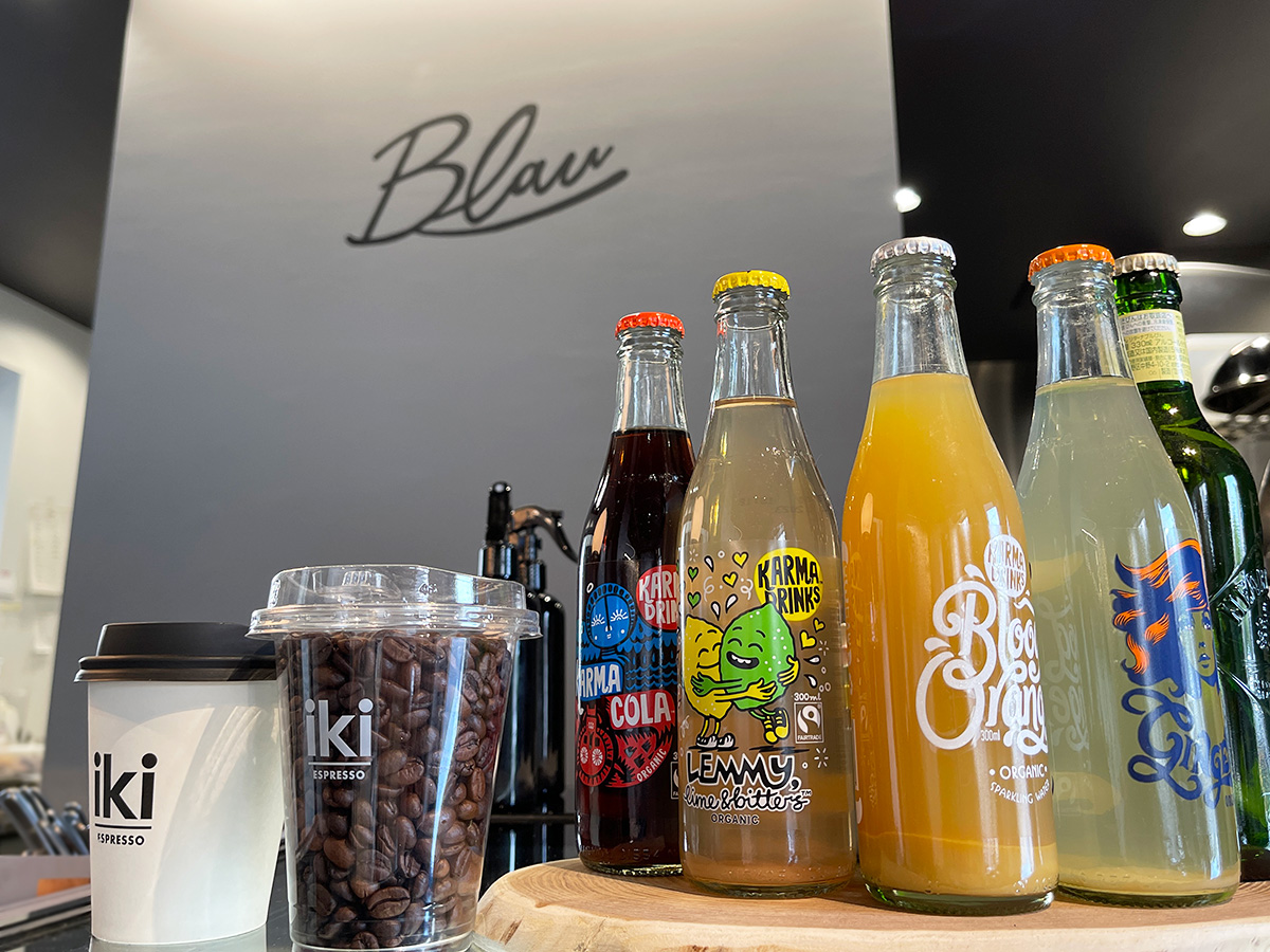 コーヒー以外にオーガニックドリンクなども