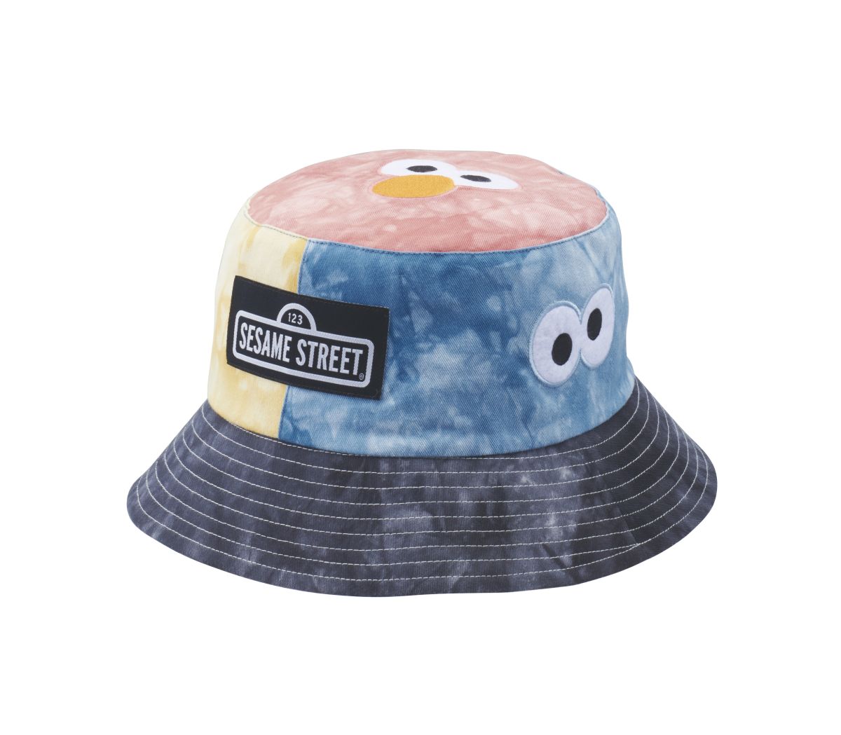 バケットハット（エルモ&クッキーモンスター&ビッグバード）