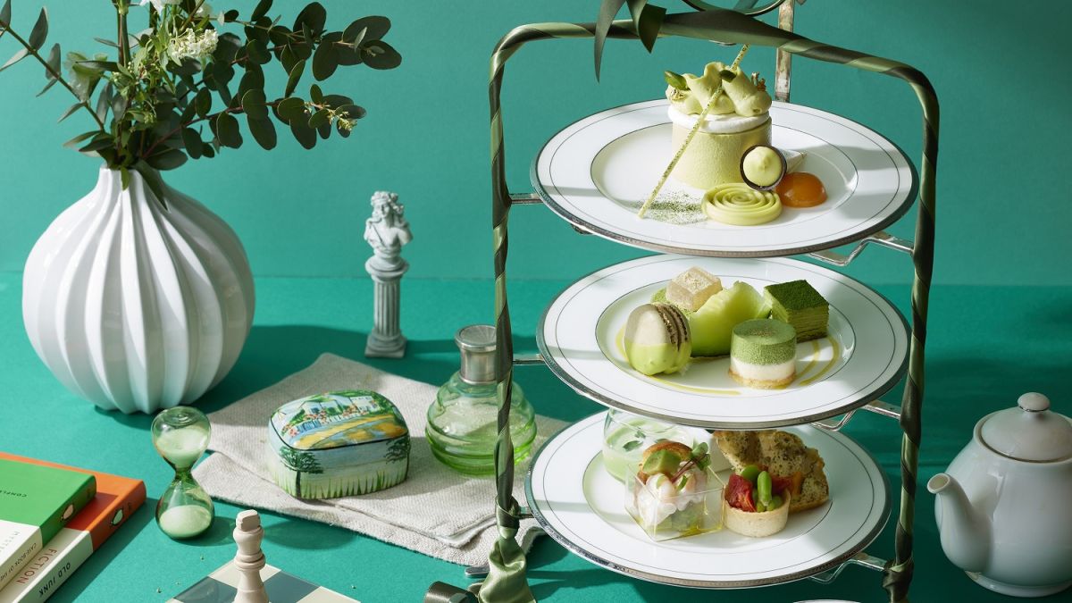【グランドニッコー東京 台場】初夏らしいグリーンがテーマ！さわやかな「ピスタチオ×グリーン アフタヌーンティーセット」