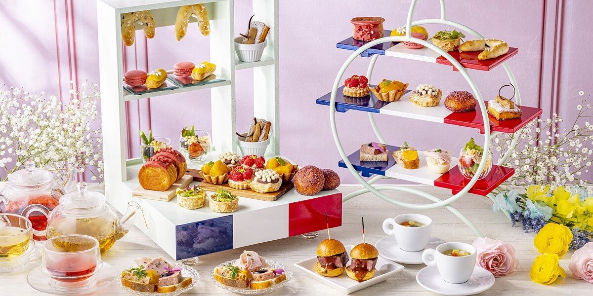 【ヒルトン東京】パリのお花屋さんをイメージしたパンが主役のアフタヌーンティー「プランタン・オ・パリ」プティ・ブーランジェリーへ！