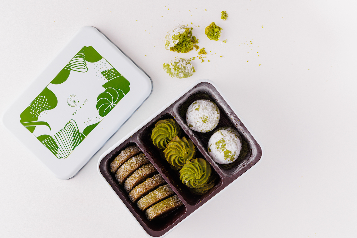 「抹茶もゆきクッキー缶」