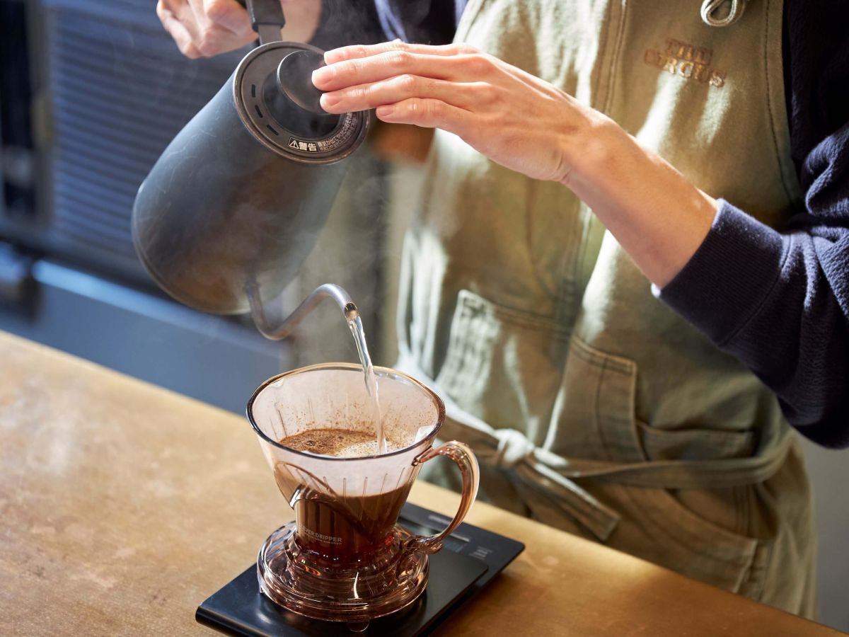 すべてのコーヒーは浸漬式の“クレバーコーヒードリッパー”でいれています 