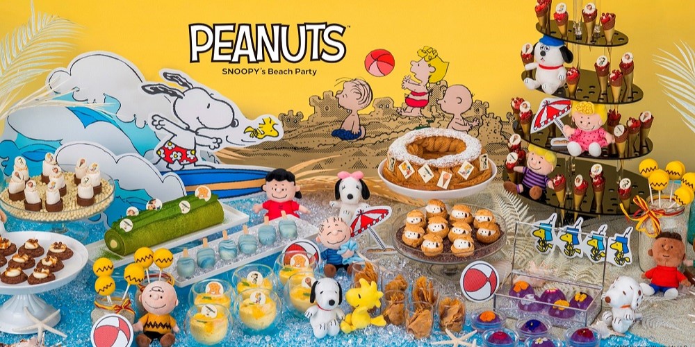 【ヒルトン福岡シーホーク】スヌーピーとのコラボがかわいいスイーツビュッフェ「SNOOPY’s Beach Party」