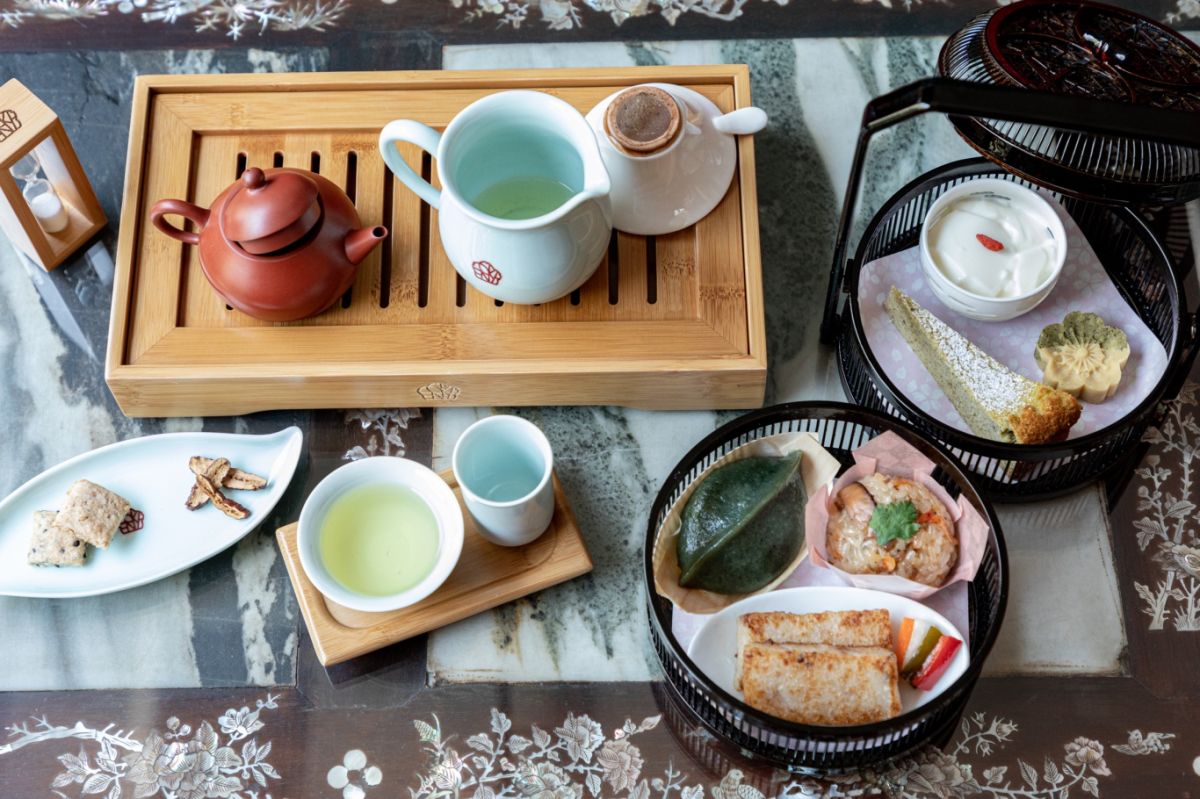 「アフタヌーンティーセット」1540円　※メニュー内容の一部はその日によって異なる