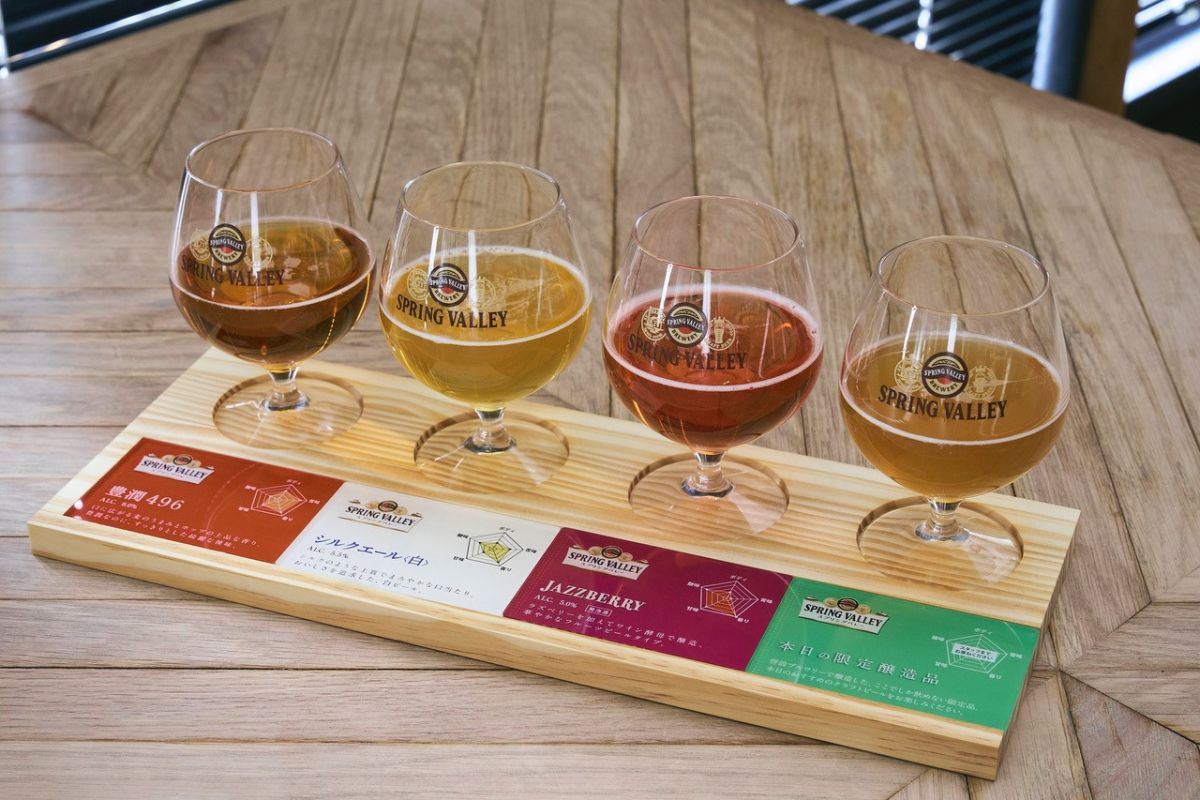 「BEER FLIGHT」1200円 ※組み合わせの内容、価格は変更になる場合あり