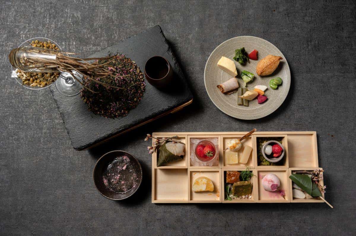 「【平日限定】～Stay in the garden 茶宴～季節感じる和のアフタヌーンティー」4000円（要予約）