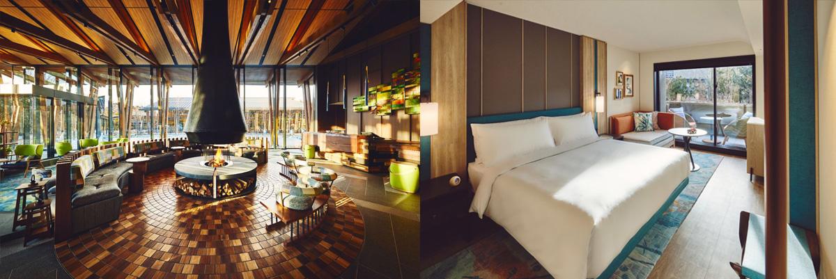 ロビーラウンジ、客室「スタンダードキング ガーデンビュー」