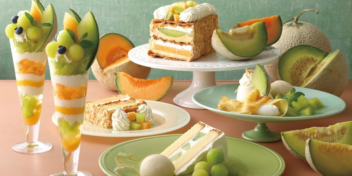 キハチ カフェで “メロンづくし”のスイーツ4種が登場する「メロンスイーツフェア」開催！