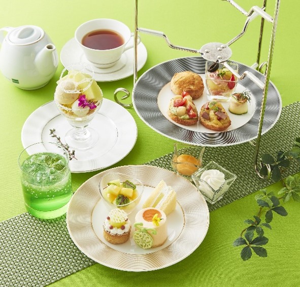 「メロンアフタヌーンティーセット」 