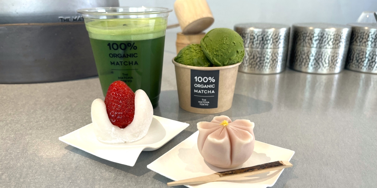 本格抹茶と和菓子をカジュアルに楽しめる♪ THE MATCHA TOKYO OMOTESANDO