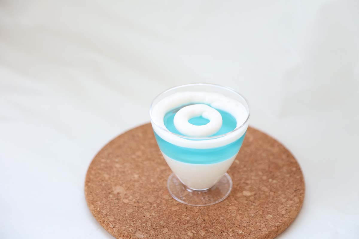 「八幡平ドラゴンアイパンナコッタ」400円