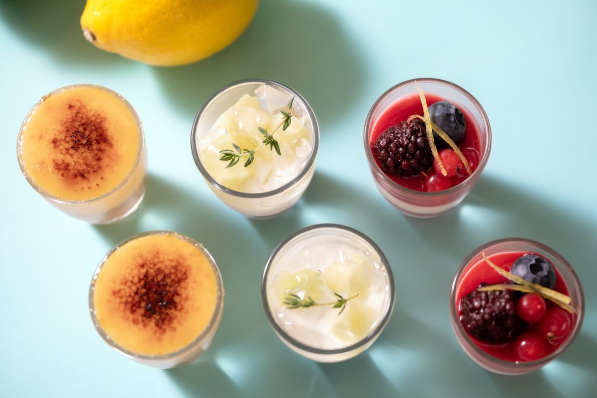 グラスデザート3種