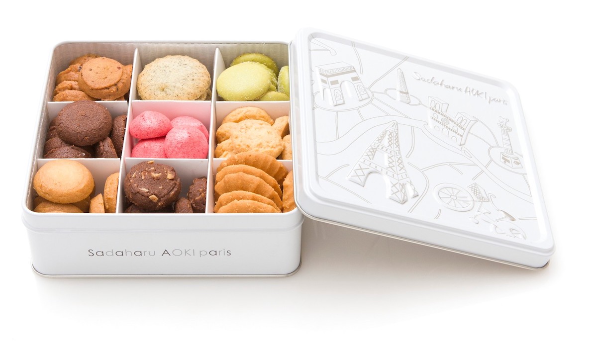 「コフレ　アソーティモン　ドゥ ビスキュイ プティ」パティスリー・サダハル・アオキ・パリ（1缶）3240円