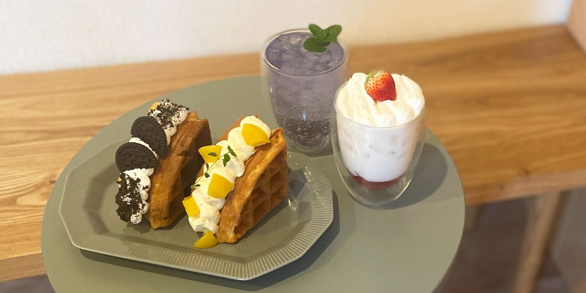 奥渋谷のワッフル専門店「WEP wafflefactory」のかわいい“ワッフルサンド”にくぎづけ！