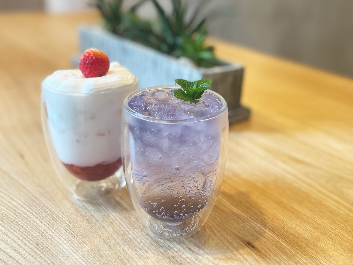 「ラベンダーティーソーダ」600円