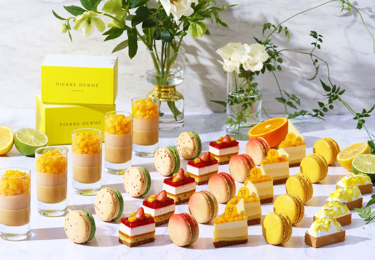 「サマーマジックアフタヌーンティー with ピエール・エルメ・パリ ~ジャルダン・ド・フリュイ~」スイーツ イメージ
