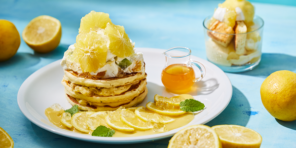 【期間限定】甘いレモネードがたっぷり。パンケーキショップ「J.S. PANCAKE CAFE」のレモンパンケーキ