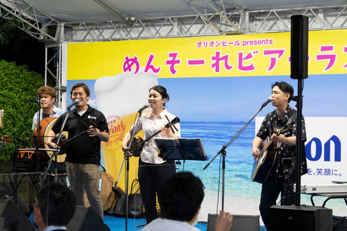 めんそーれビアテラス特設ステージ(過去開催の様子)