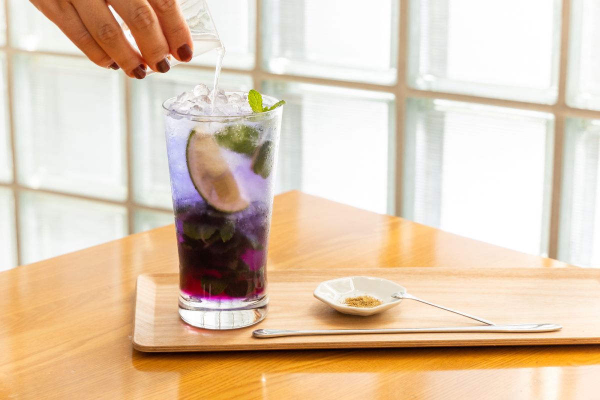 お好みでレモンシロップをイン！