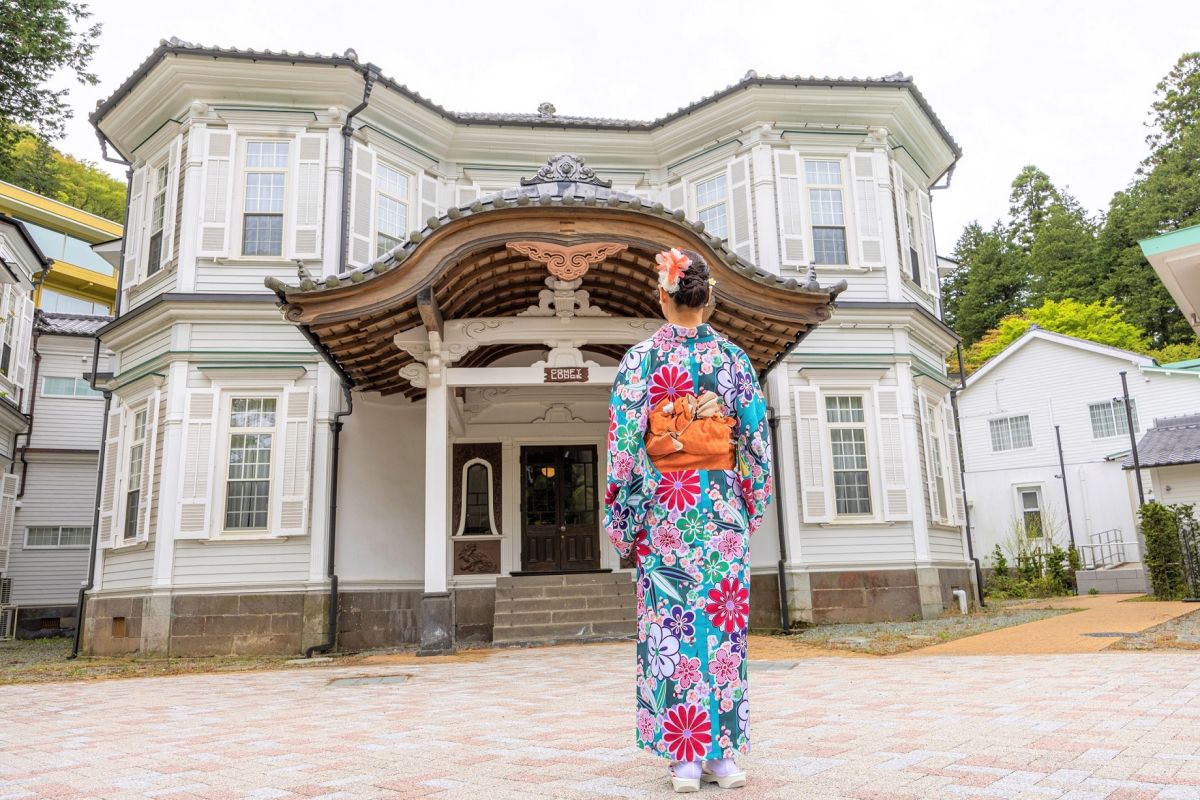 富士屋ホテルの西洋館。レトロでかわいい