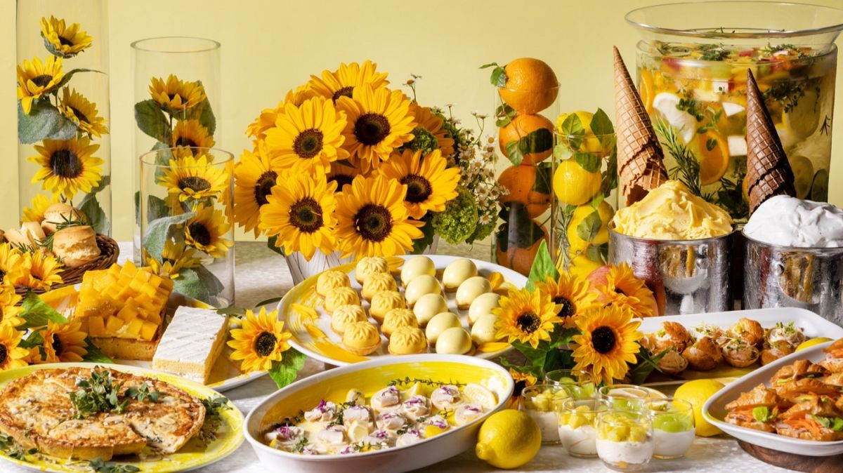 【グランド ハイアット 東京】サマーフルーツがたっぷり！ビタミンカラーの鮮やかな「サマー サンフラワー アフタヌーンティー」