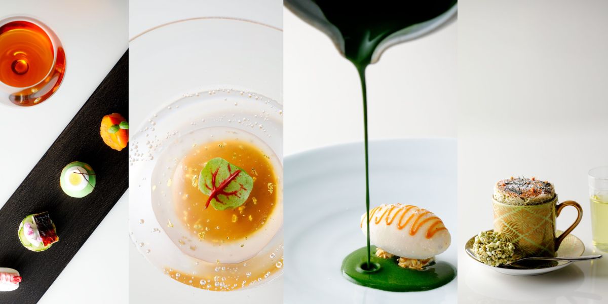 【パークハイアット京都】一保堂茶舗の日本茶を使った「初夏の訪れを楽しむ日本茶ペアリング5コース 抹茶パウンドケーキ付」を開催