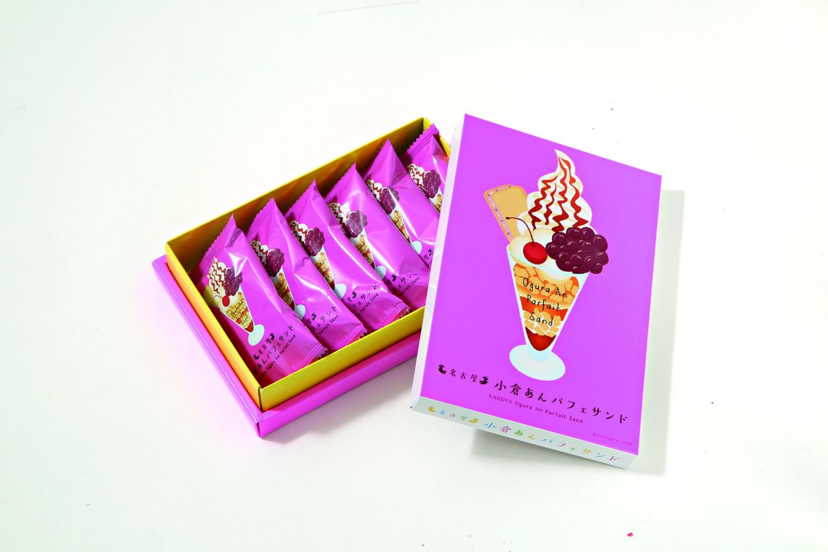 小倉あんパフェサンド6個入り864円、12個入り1512円