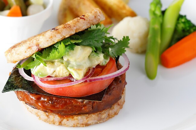 「新東京大豆ミートライスバーガー」