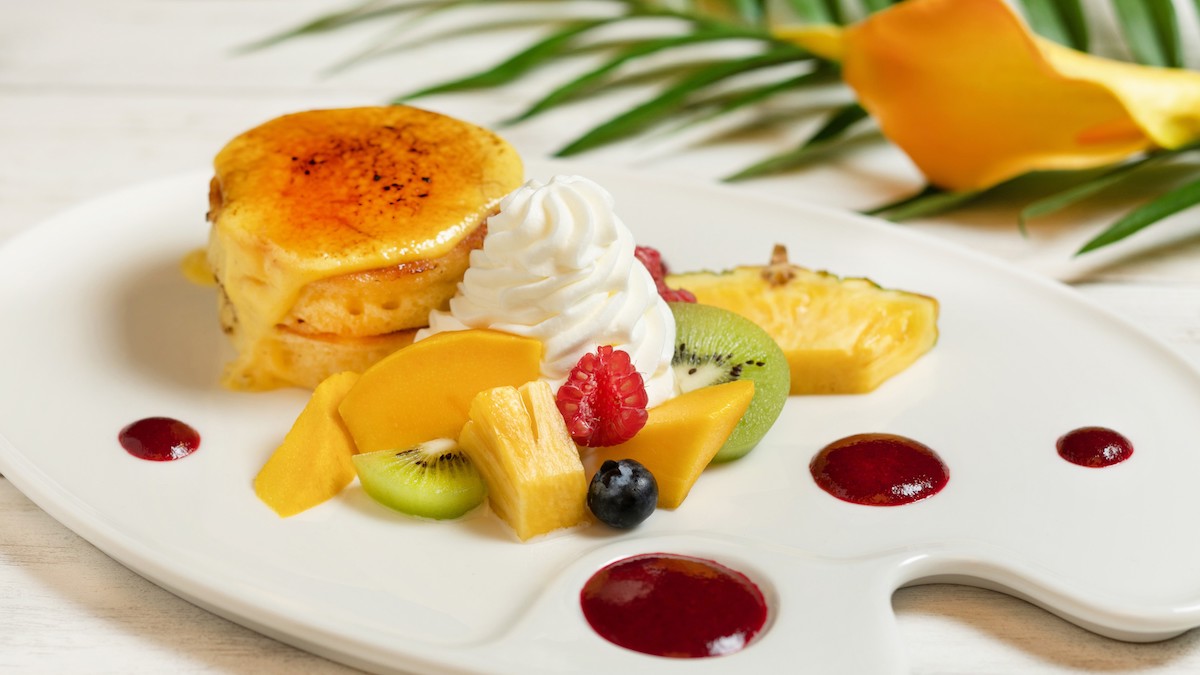 「リリコイブリュレパンケーキ」1800