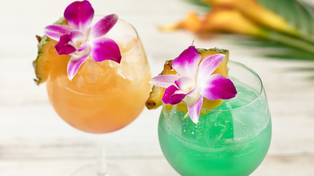 「ハワイアンカクテル2種」1600円