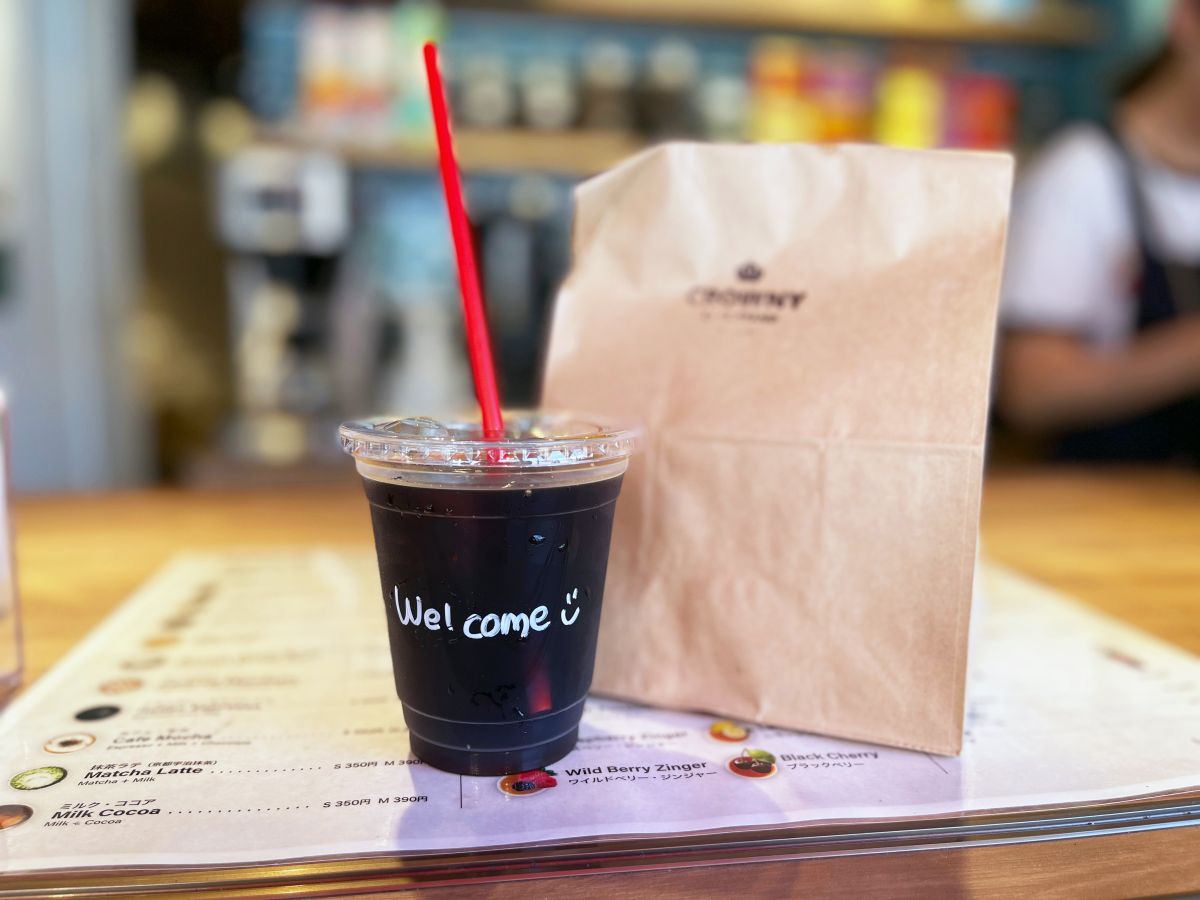 「JFK アイスコーヒー」Sサイズ 290円