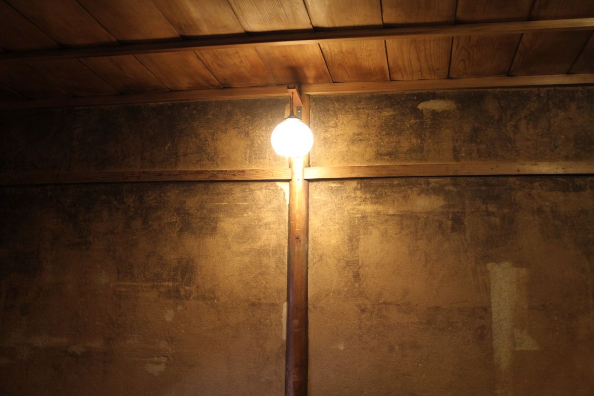 味わい深い土壁