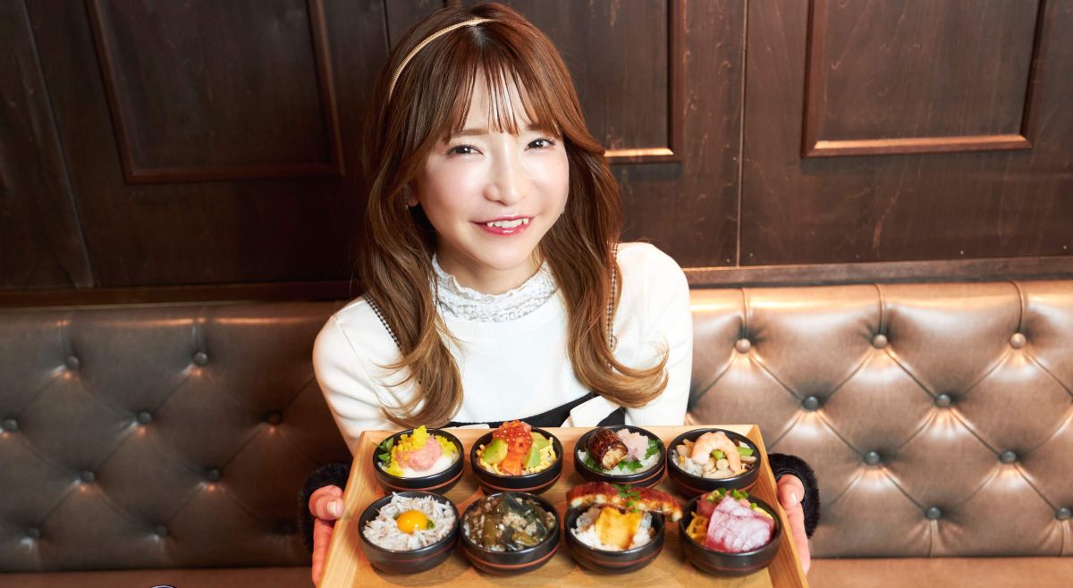 「魚秀 渋谷桜丘店」の映えランチ“おちょこ丼”【大食いアイドルもえのあずきの絶品グルメ68】