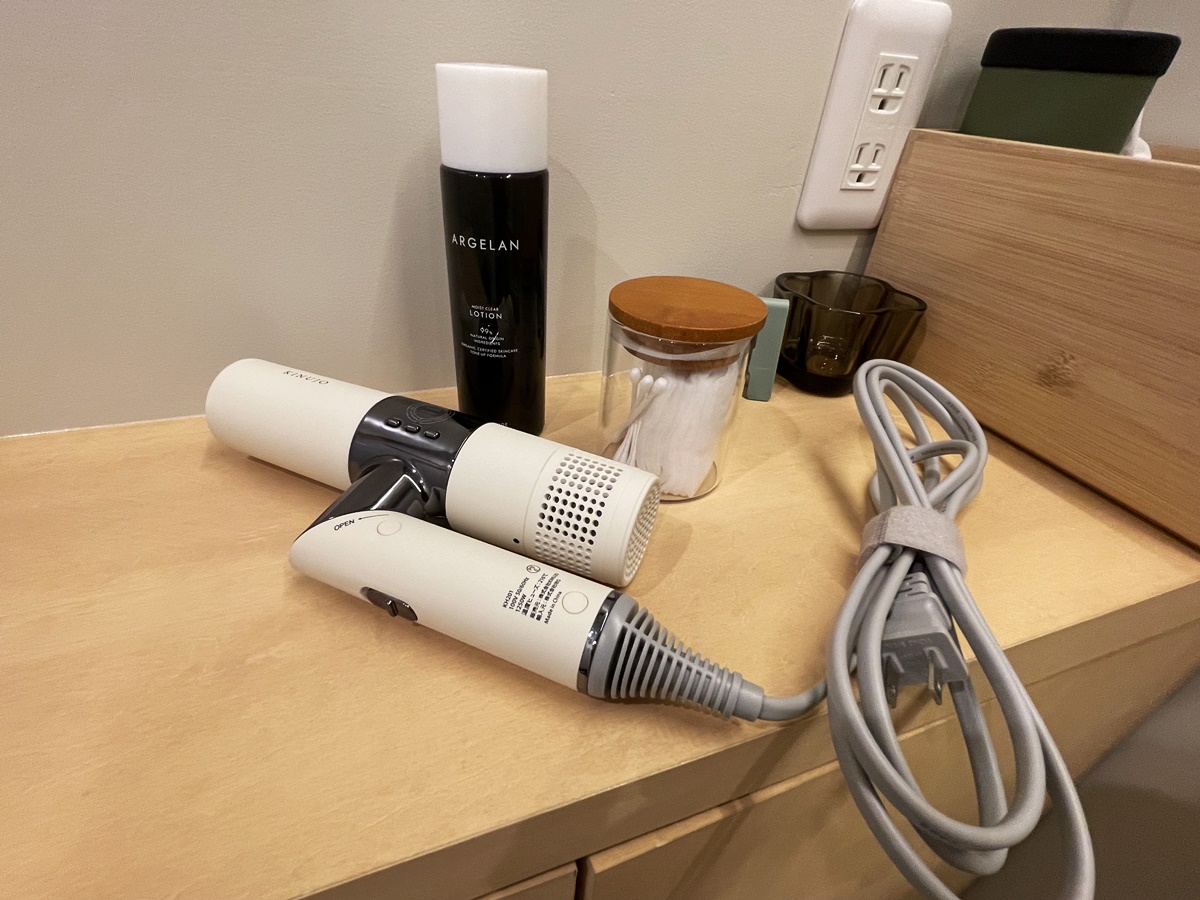 他人の音が気になるという人のために、ドライヤーは音が静かで風量が多いものをセレクト