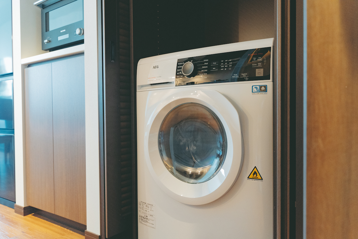 洗濯機はドラム式！