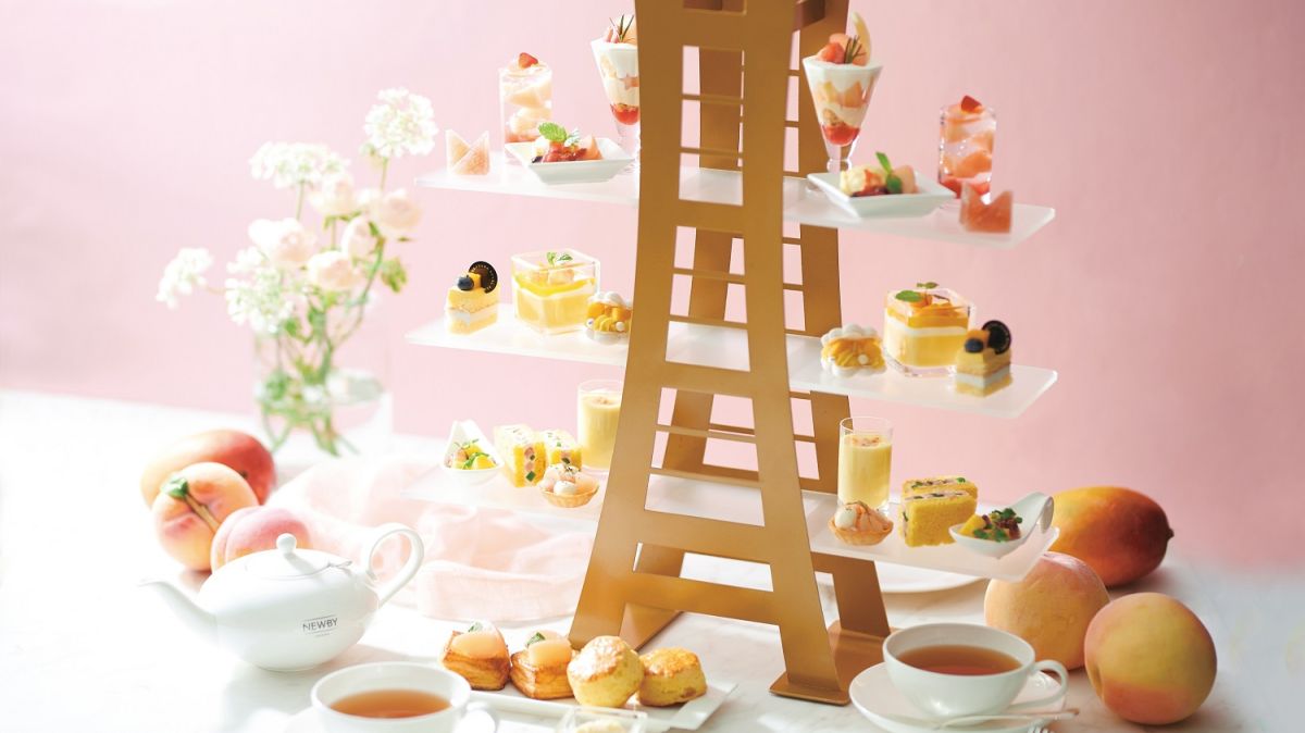【横浜ロイヤルパークホテル】モモとマンゴーが主役の「ランドマークアフタヌーンティー —Peach&Mango—」が登場！【1日20食限定】