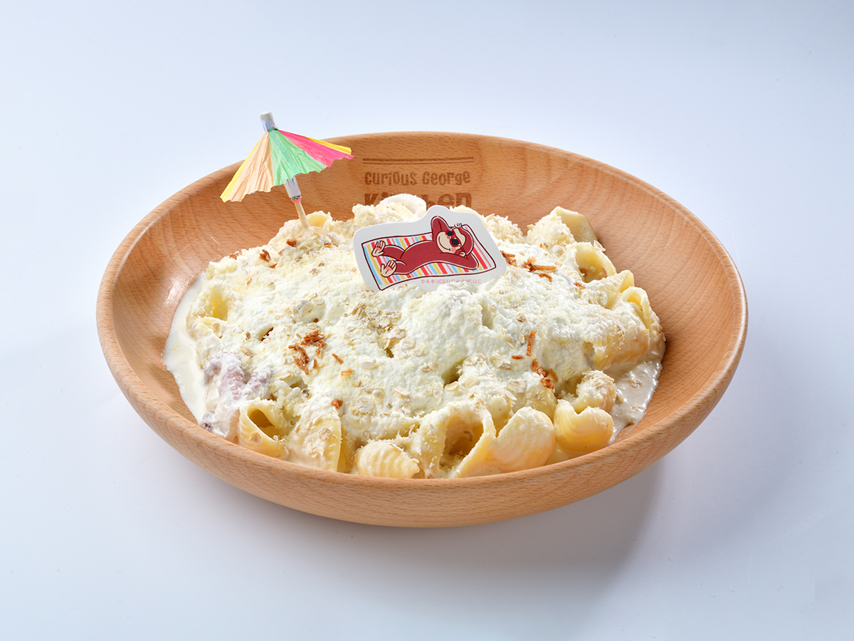 「砂浜でうきうき♪夏のシーフードクリームパスタ」1280円