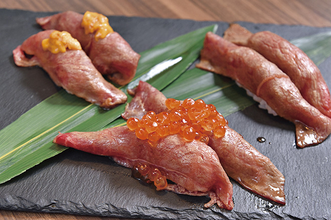 西の河原通りに近い「和牛ビストロ三国家」では群馬県産の赤城和牛などがお手頃価格でいただけます