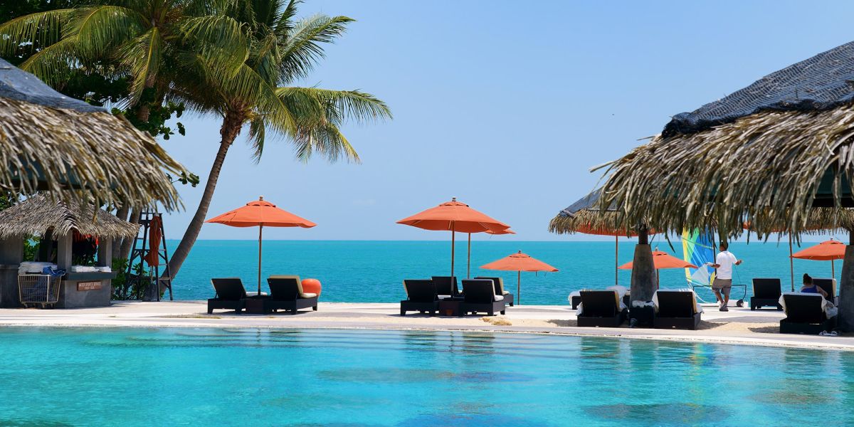 リゾートホテルから見える絶景シービュー