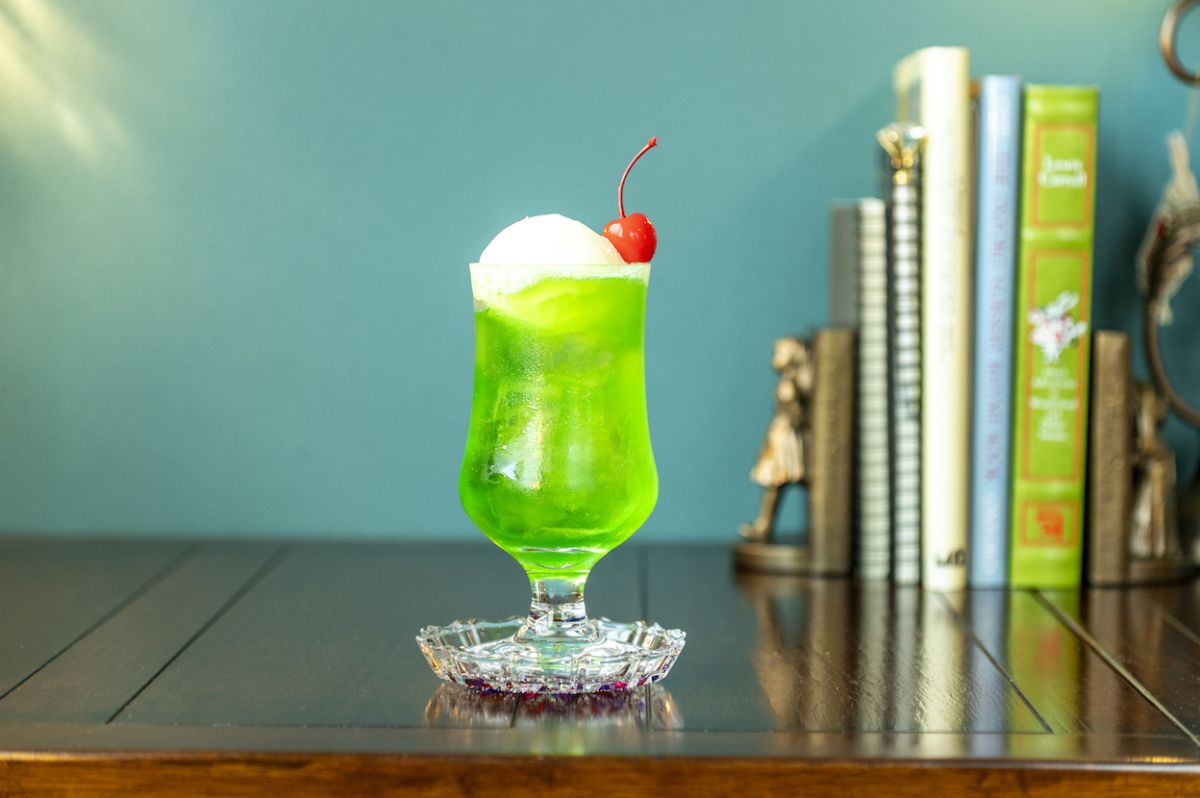 「クリームソーダ(メロン)」　680円