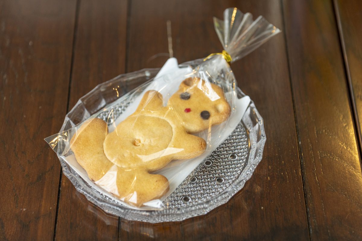 「しみずやさんのくまサブレ」160円