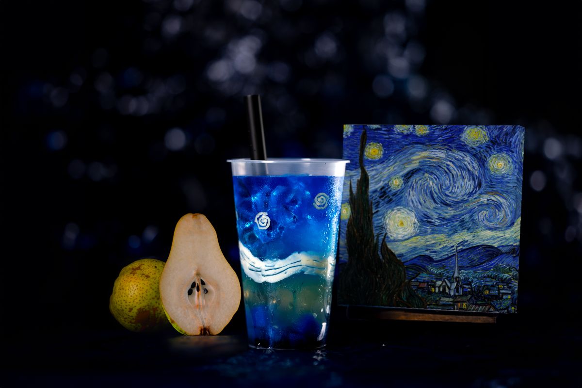 「The Starry Night ”星月夜” 洋梨のグラニータスカッシュ」1500円