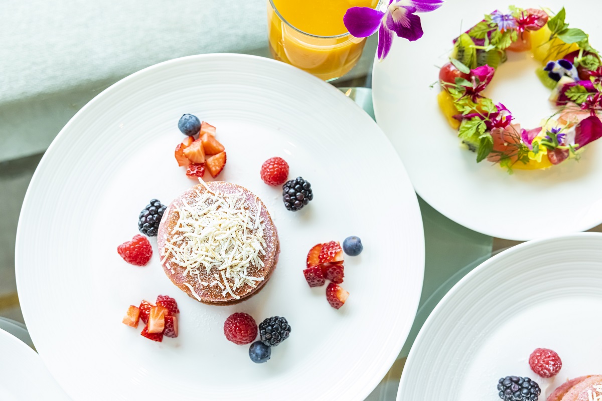 「Hawaiian Breeze from Pink Palace」朝食イメージ