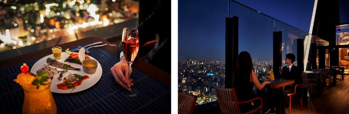 「クルードデッキ」は開放的な空間でDJ音楽に耳を傾けながら