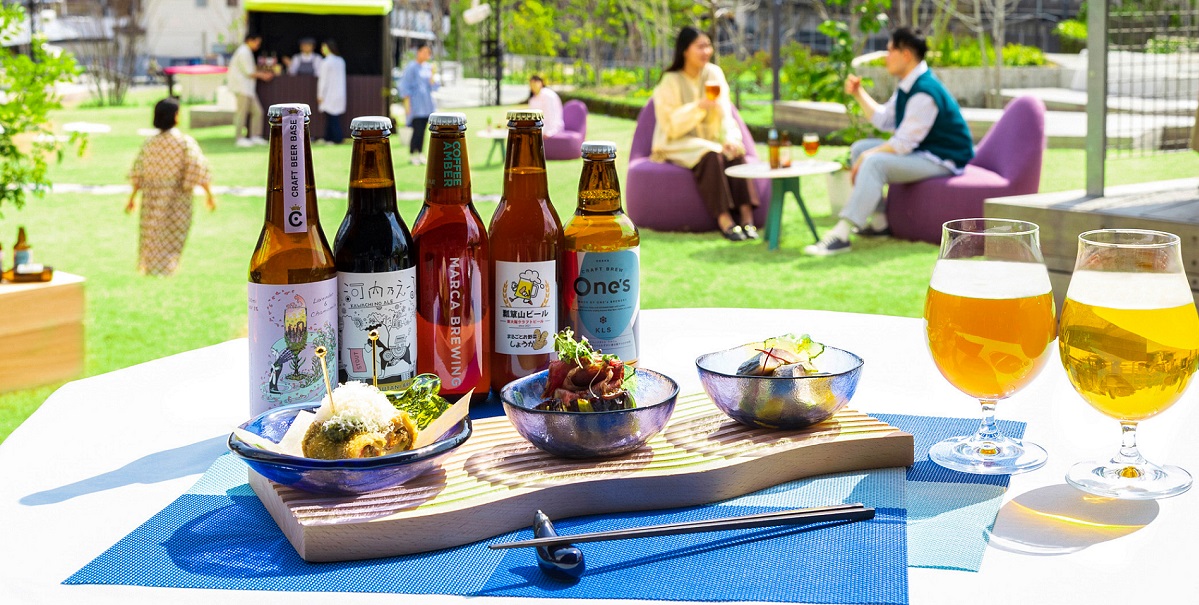 OMO7大阪(おも) by 星野リゾート｜朝からクラフトビールで乾杯！「水なすモーニングビアガーデン」開催！