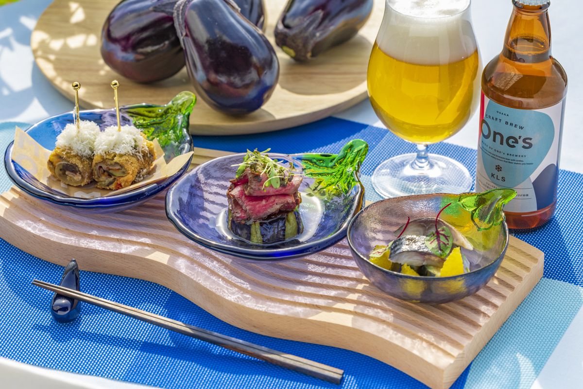 「水なすのピンチョスプレート」1500円